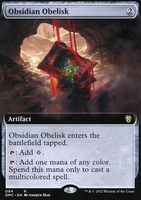 Obsidian Obelisk, Dominaria United Commander #94, Magic: The Gathering card