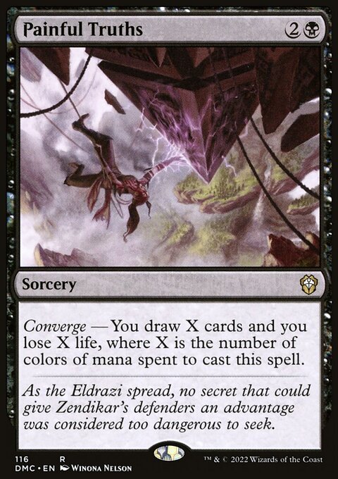 Painful Truths, Dominaria United Commander #116, Magic: The Gathering card