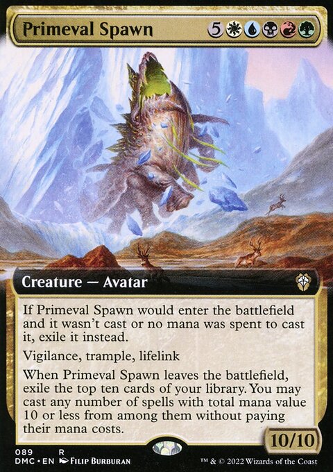Primeval Spawn, Dominaria United Commander #89, Magic: The Gathering card