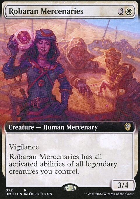 Robaran Mercenaries, Dominaria United Commander #72, Magic: The Gathering card