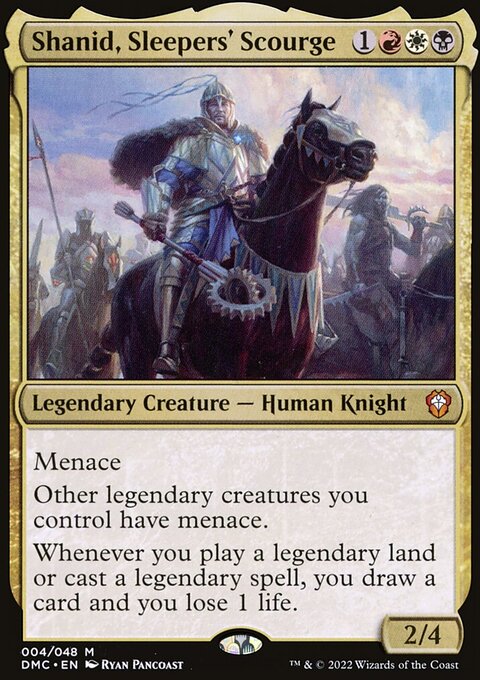 Shanid, Sleepers' Scourge, Dominaria United Commander #4, Magic: The Gathering card