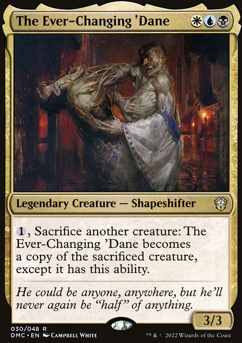 The Ever-Changing 'Dane, Dominaria United Commander #30, Magic: The Gathering card