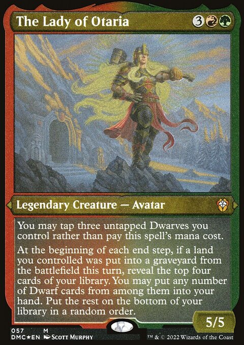 The Lady of Otaria, Dominaria United Commander #57, Magic: The Gathering card