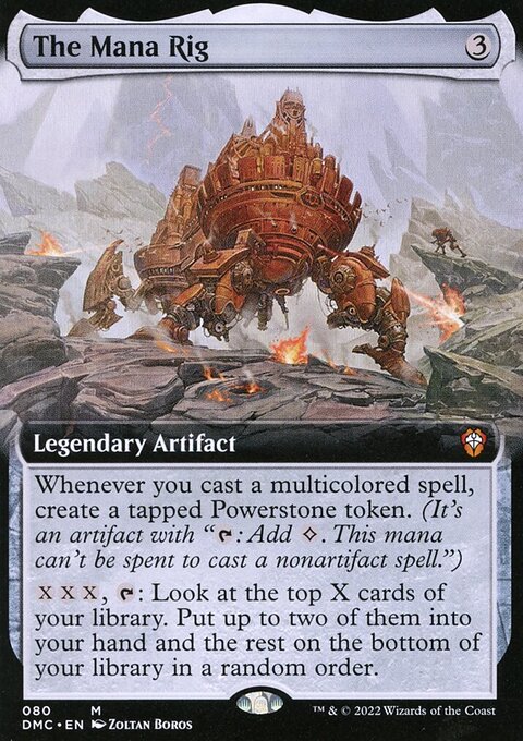 The Mana Rig, Dominaria United Commander #80, Magic: The Gathering card
