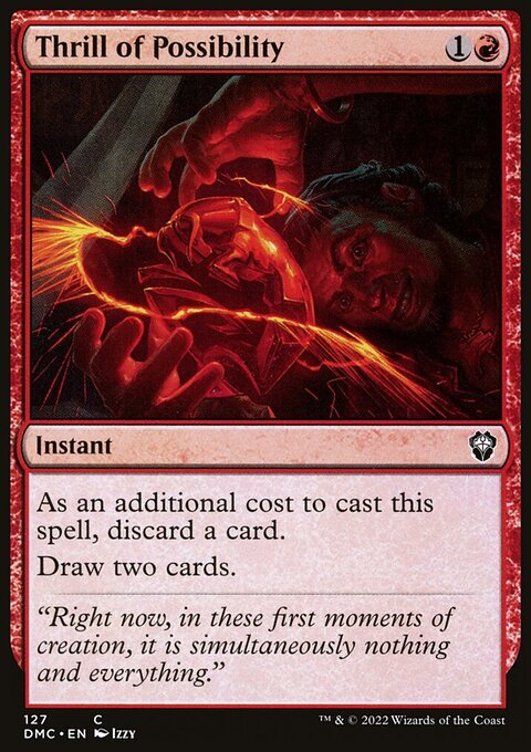 Thrill of Possibility, Dominaria United Commander #127, Magic: The Gathering card