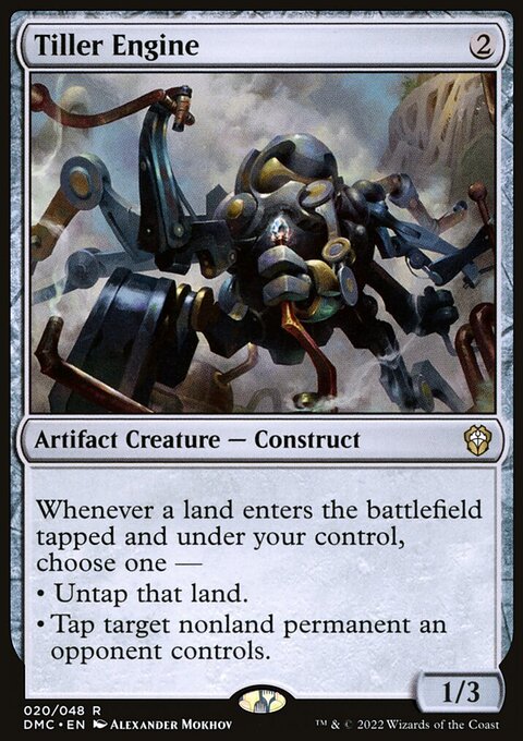 Tiller Engine, Dominaria United Commander #20, Magic: The Gathering card