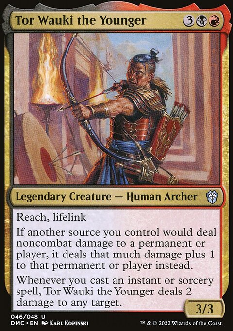 Tor Wauki the Younger, Dominaria United Commander #46, Magic: The Gathering card