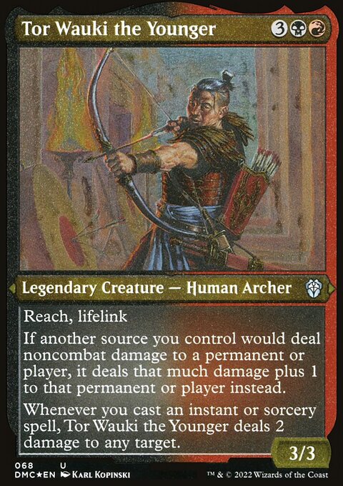 Tor Wauki the Younger, Dominaria United Commander #68, Magic: The Gathering card