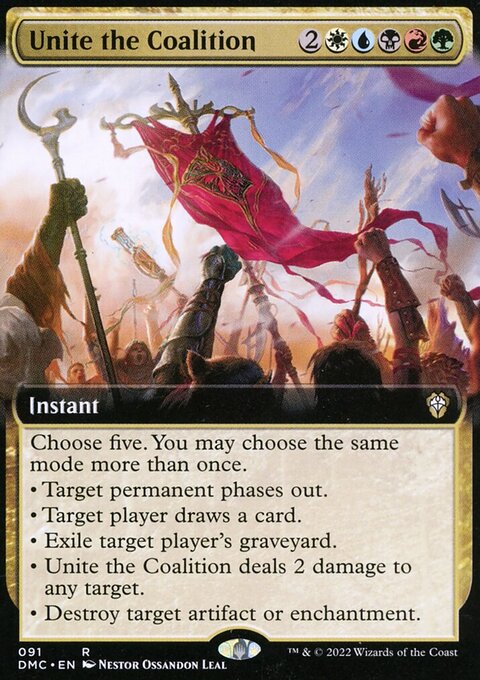 Unite the Coalition, Dominaria United Commander #91, Magic: The Gathering card