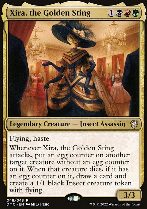 Xira, the Golden Sting, Dominaria United Commander #48, Magic: The Gathering card