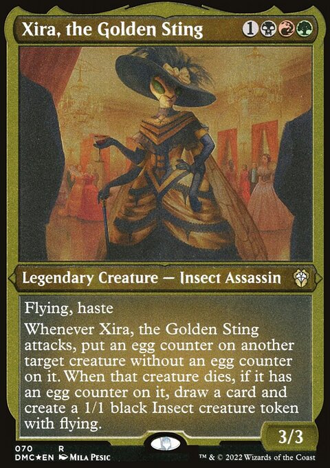 Xira, the Golden Sting, Dominaria United Commander #70, Magic: The Gathering card