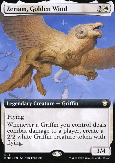 Zeriam, Golden Wind, Dominaria United Commander #81, Magic: The Gathering card
