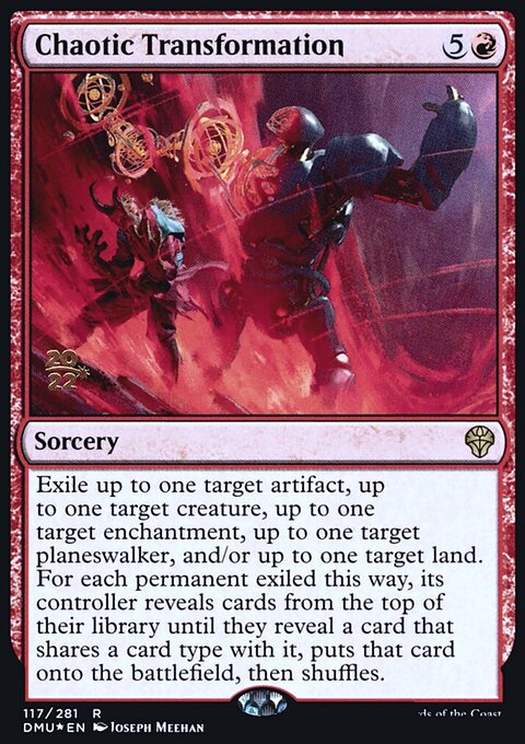 Chaotic Transformation, Dominaria United Promos #117s, Magic: The Gathering card