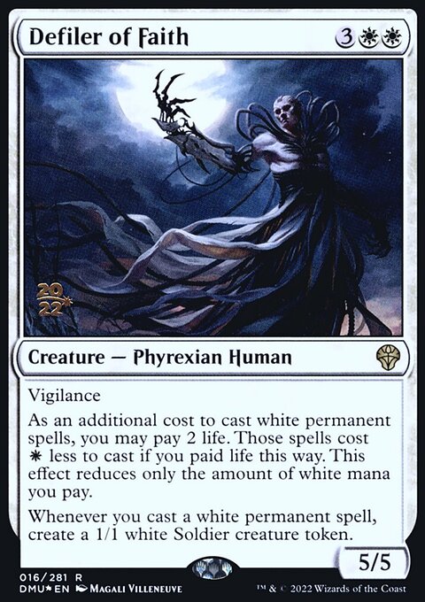 Defiler of Faith, Dominaria United Promos #16s, Magic: The Gathering card