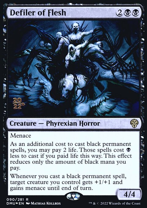 Defiler of Flesh, Dominaria United Promos #90s, Magic: The Gathering card
