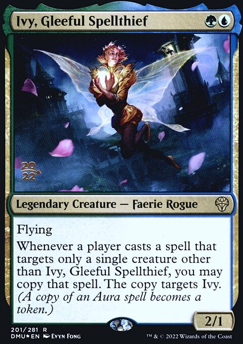Ivy, Gleeful Spellthief, Dominaria United Promos #201s, Magic: The Gathering card