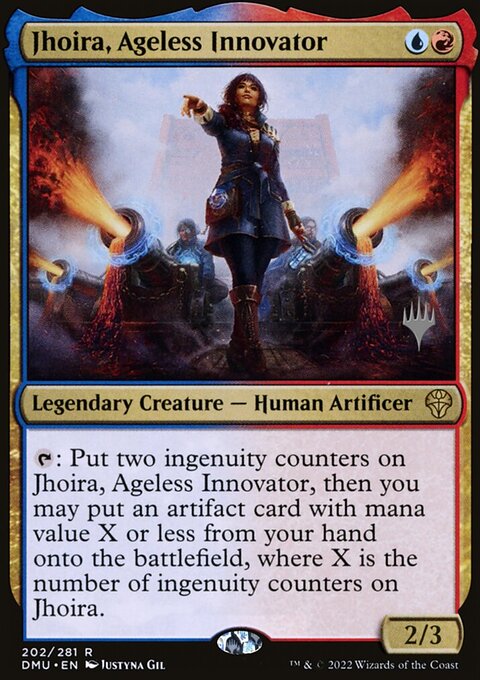 Jhoira, Ageless Innovator, Dominaria United Promos #202p, Magic: The Gathering card