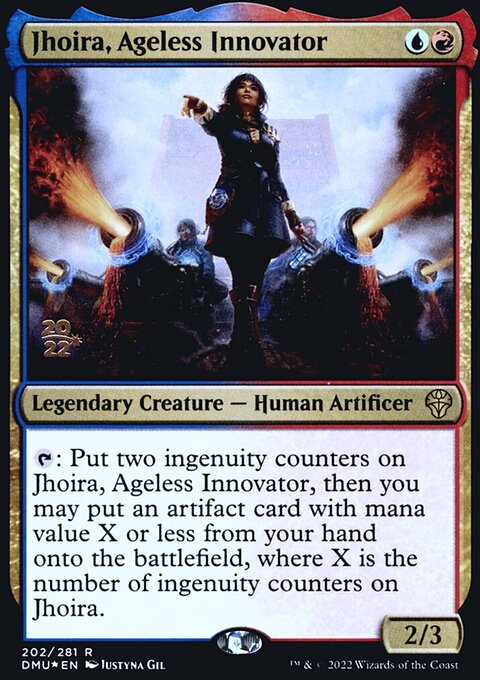 Jhoira, Ageless Innovator, Dominaria United Promos #202s, Magic: The Gathering card