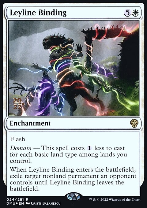 Leyline Binding, Dominaria United Promos #24s, Magic: The Gathering card