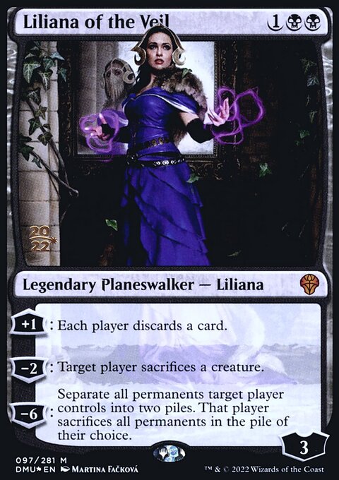 Liliana of the Veil, Dominaria United Promos #97s, Magic: The Gathering card