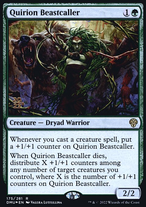 Quirion Beastcaller, Dominaria United Promos #175s, Magic: The Gathering card