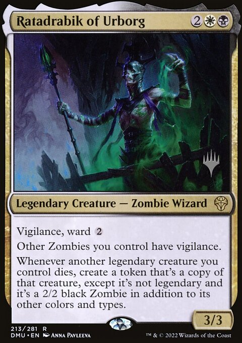 Ratadrabik of Urborg, Dominaria United Promos #213p, Magic: The Gathering card