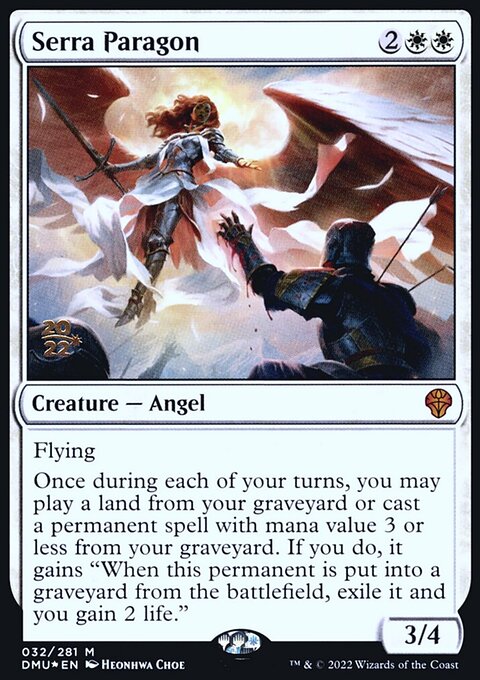 Serra Paragon, Dominaria United Promos #32s, Magic: The Gathering card