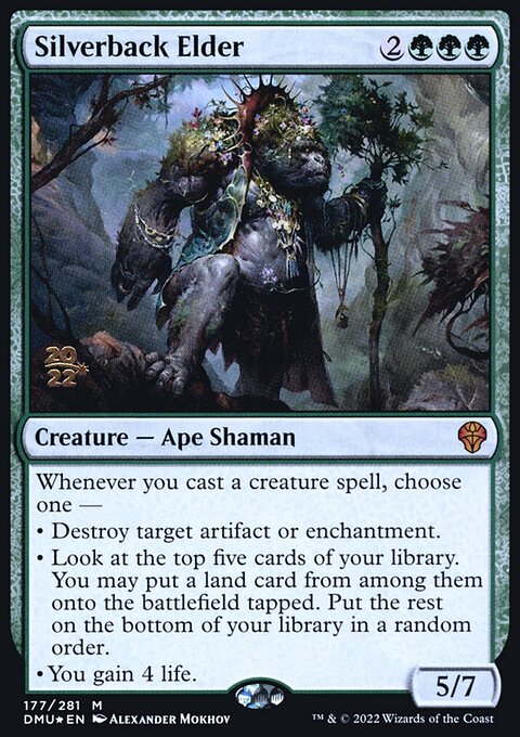 Silverback Elder, Dominaria United Promos #177s, Magic: The Gathering card