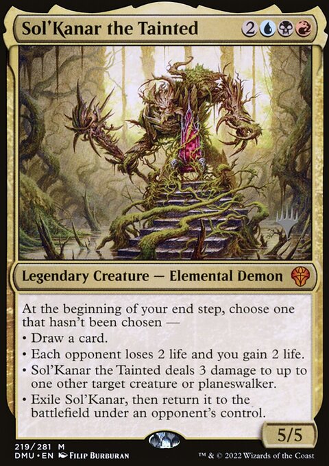 Sol'Kanar the Tainted, Dominaria United Promos #219p, Magic: The Gathering card