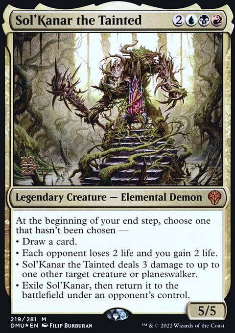 Sol'Kanar the Tainted, Dominaria United Promos #219s, Magic: The Gathering card