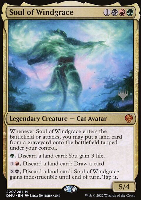 Soul of Windgrace, Dominaria United Promos #220p, Magic: The Gathering card