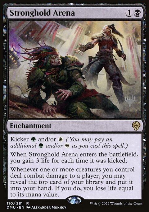 Stronghold Arena, Dominaria United Promos #110p, Magic: The Gathering card