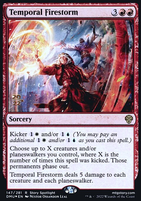 Temporal Firestorm, Dominaria United Promos #147s, Magic: The Gathering card