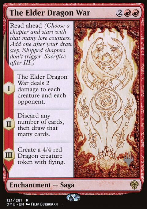 The Elder Dragon War, Dominaria United Promos #121p, Magic: The Gathering card