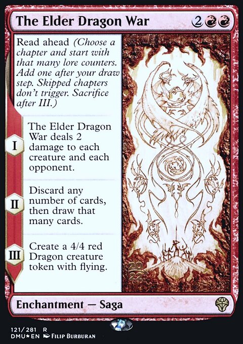 The Elder Dragon War, Dominaria United Promos #121s, Magic: The Gathering card