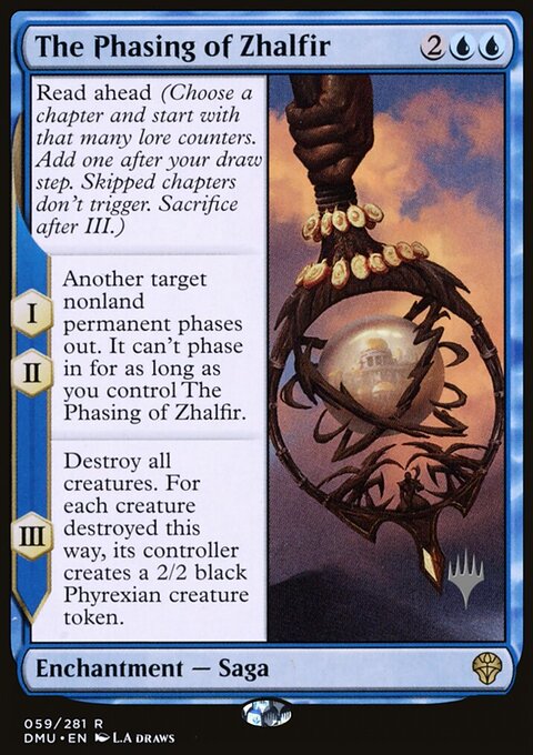 The Phasing of Zhalfir, Dominaria United Promos #59p, Magic: The Gathering card