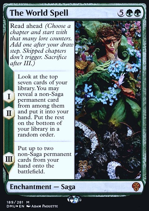 The World Spell, Dominaria United Promos #189s, Magic: The Gathering card
