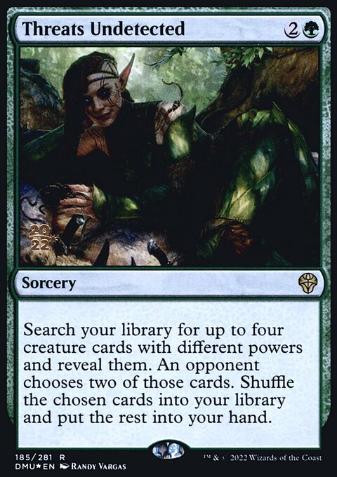 Threats Undetected, Dominaria United Promos #185s, Magic: The Gathering card