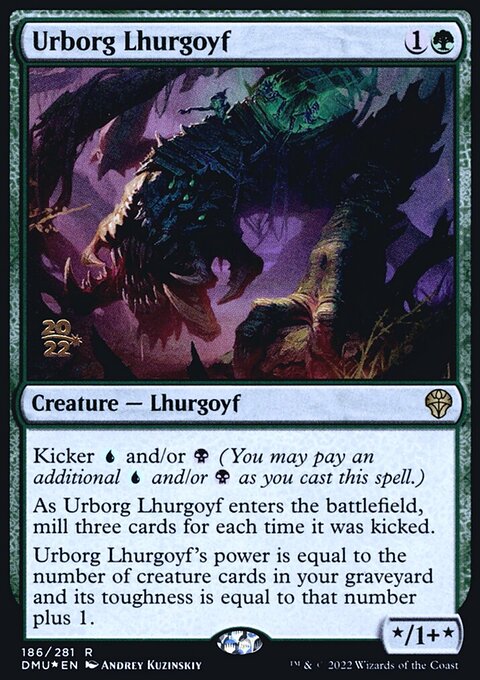 Urborg Lhurgoyf, Dominaria United Promos #186s, Magic: The Gathering card
