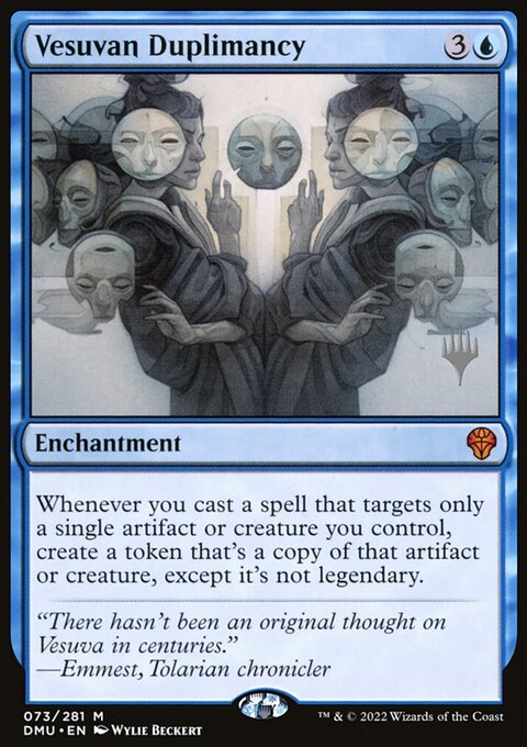 Vesuvan Duplimancy, Dominaria United Promos #73p, Magic: The Gathering card