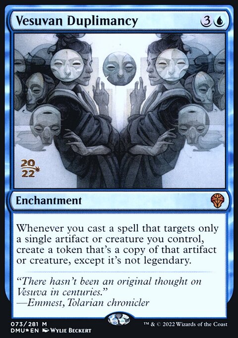 Vesuvan Duplimancy, Dominaria United Promos #73s, Magic: The Gathering card