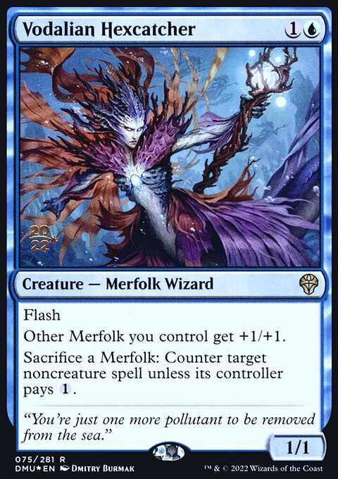 Vodalian Hexcatcher, Dominaria United Promos #75s, Magic: The Gathering card