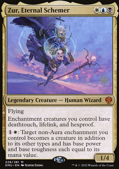 Zur, Eternal Schemer, Dominaria United Promos #228p, Magic: The Gathering card