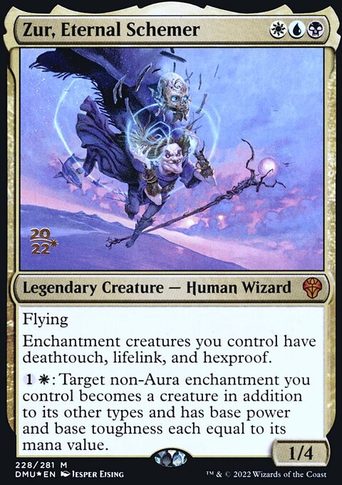 Zur, Eternal Schemer, Dominaria United Promos #228s, Magic: The Gathering card
