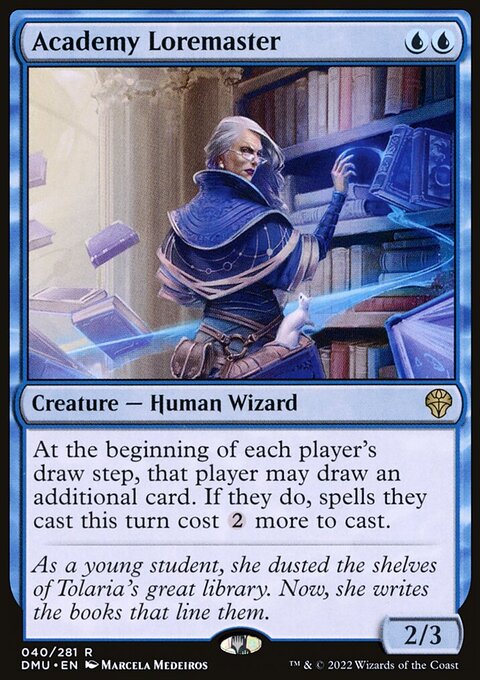Academy Loremaster, Dominaria United #40, Magic: The Gathering card