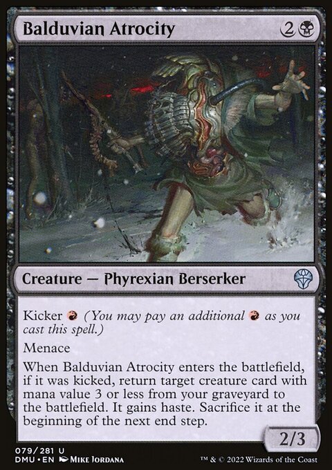 Balduvian Atrocity, Dominaria United #79, Magic: The Gathering card