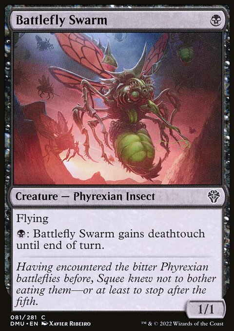 Battlefly Swarm, Dominaria United #81, Magic: The Gathering card