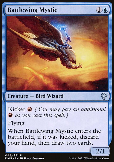 Battlewing Mystic, Dominaria United #43, Magic: The Gathering card