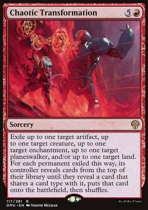 Chaotic Transformation, Dominaria United #117, Magic: The Gathering card
