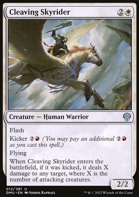 Cleaving Skyrider, Dominaria United #12, Magic: The Gathering card
